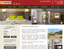 Tablet Screenshot of hotel-balladins-foix.com